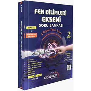 Çalışkan Yayınları 7. Sınıf Fen Bilimleri Ekseni Soru Bankası