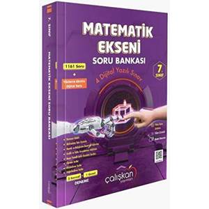 Çalışkan Yayınları 7. Sınıf Matematik Ekseni Soru Bankası