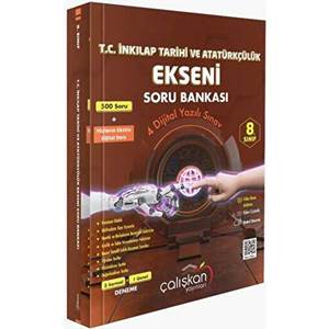 Çalışkan Yayınları 8. Sınıf T.C. İnkılap Tarihi ve Atatürkçülük Ekseni Soru Bankası