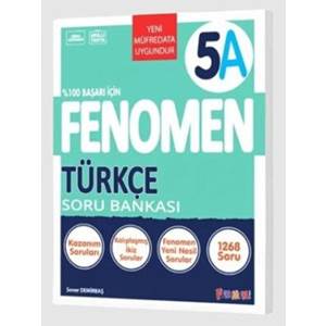 FENOMEN 5 TÜRKÇE SORU BANKASI (A)