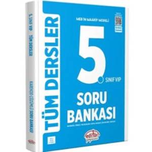 Editör Yayınevi 5. Sınıf VIP Tüm Dersler Soru Bankası