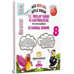 Sinan Kuzucu Yayınları 8. Sınıf İlk Doz T.C. İnkılap Tarihi ve Atatürkçülük 40 Sarmal Deneme