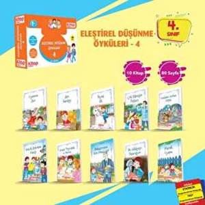 Eleştirel ve Yaratıcı Düşünme Öyküleri - 4 10 Kitap - Etkinlik Testi - Değerlendirme Testi