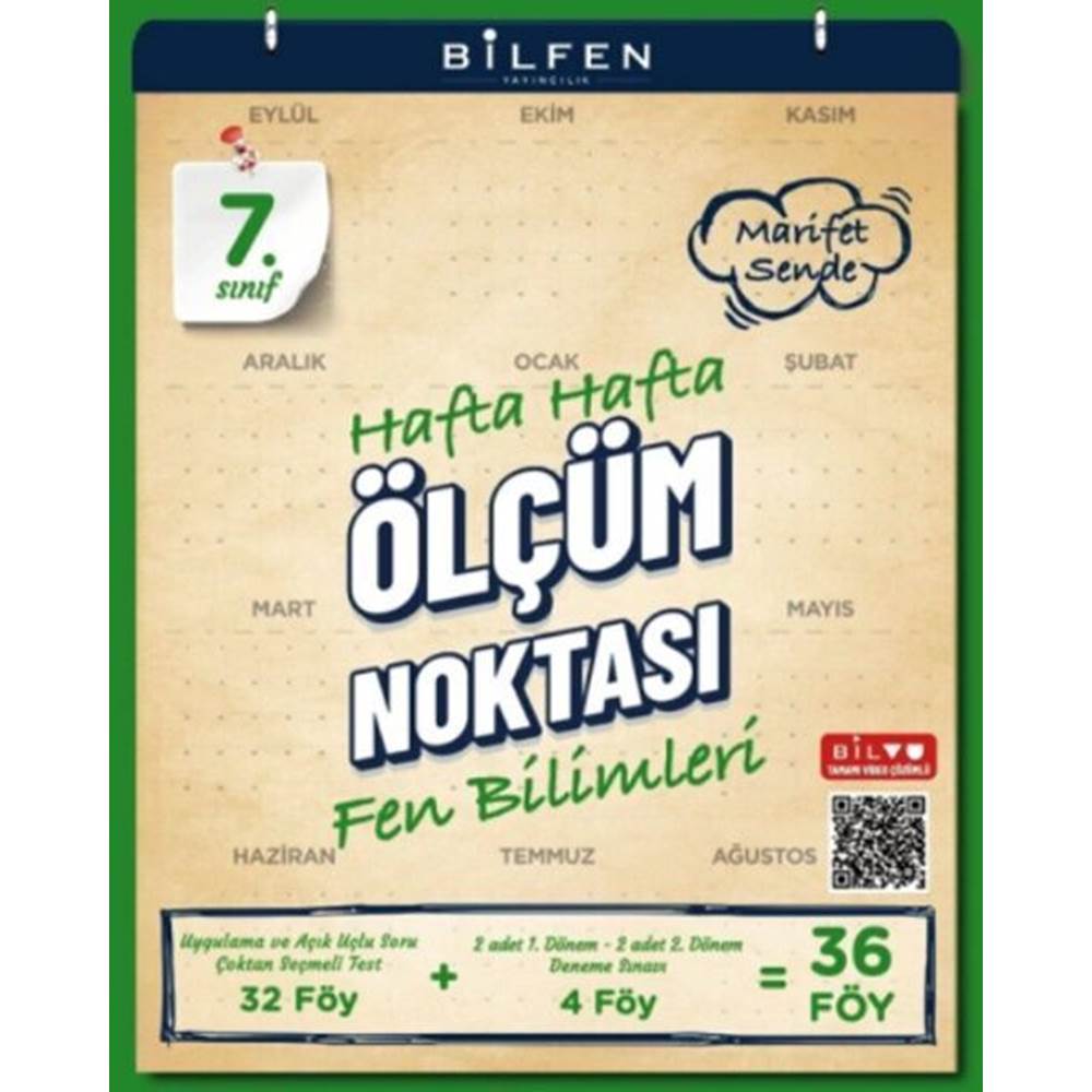 Bilfen Yayıncılık 7. Sınıf Fen Bilimleri Ölçüm Noktası