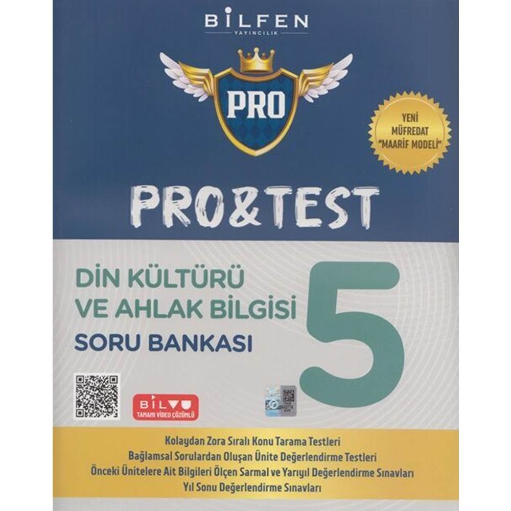 Bilfen Yayıncılık 5. Sınıf Din Kültürü ve Ahlak Bilgisi Protest Soru Bankası