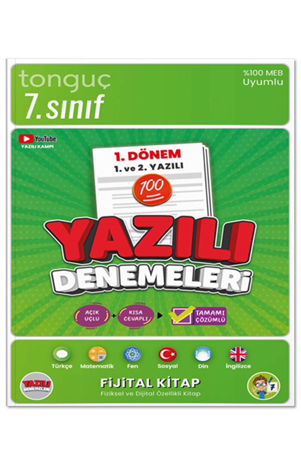 Tonguç 7. Sınıf Yazılı Denemeleri 1. Dönem 1 ve 2. Yazılı