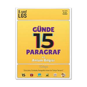 LGS Günde 15 Paragraf ve Anlam Bilgisi