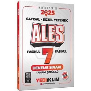 2025 ALES Sayısal Sözel Yetenek Tamamı Çözümlü 7 Fasikül Deneme Sınavı