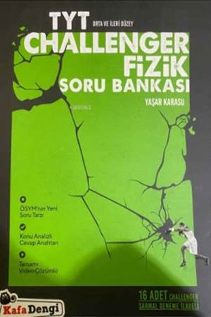 Kafadengi TYT Challenger Fizik Soru Bankası (Tümü Video Çözümlü)