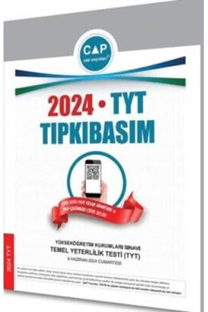 Çap Yayınları 2024 TYT Tıpkı Basım