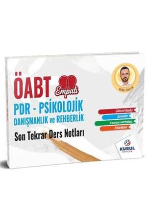 Kurul Yayıncılık ÖABT Empati PDR - Psikolojik Danışmanlık ve Rehberlik Son Tekrar Ders Notları