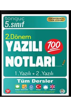 Tonguç 5. Sınıf Yazılı Notları 2. Dönem 1 ve 2. Yazılı