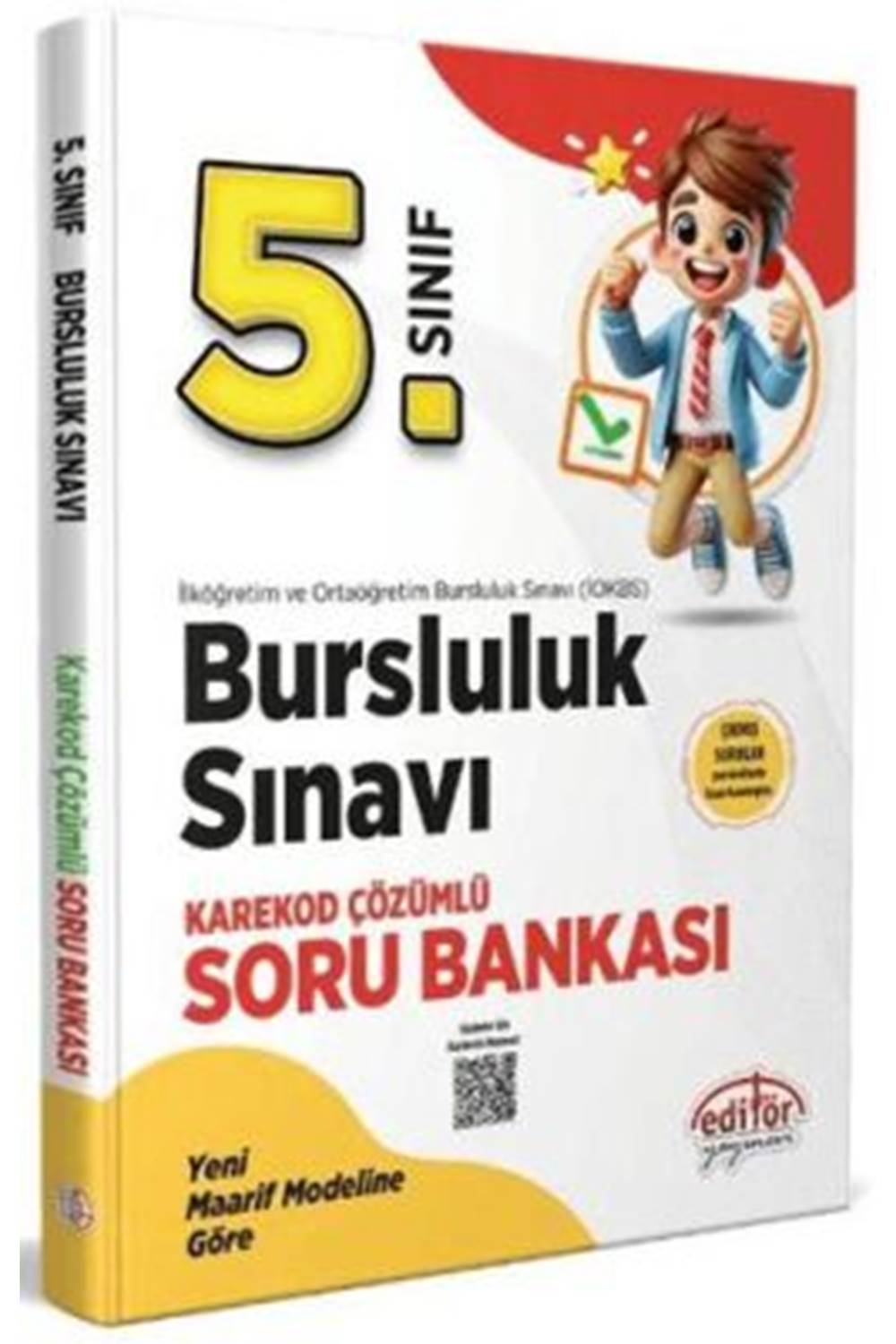 Editör Yayınevi 5. Sınıf Bursluluk Sınavı Soru Bankası - Karekod Çözümlü