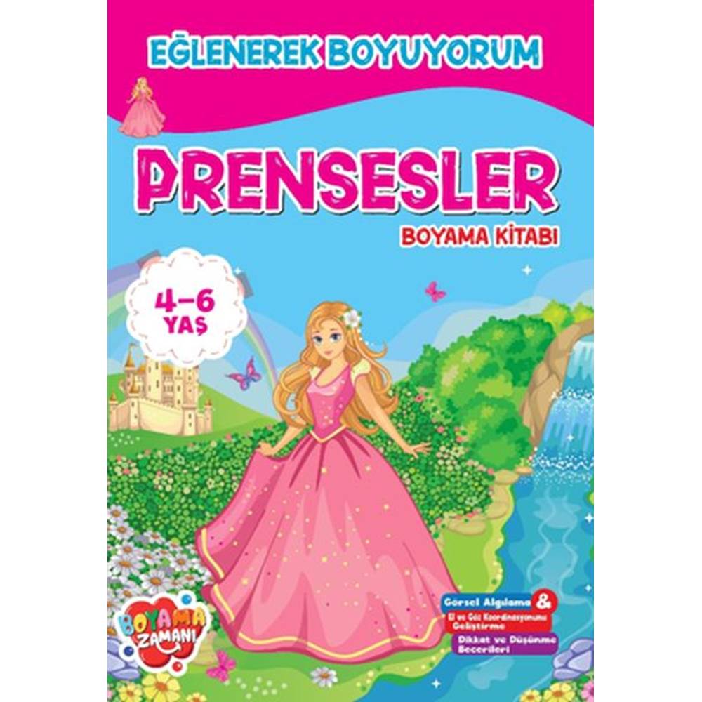 Eğlenerek Boyuyorum Prensesler 4 - 6 YAŞ