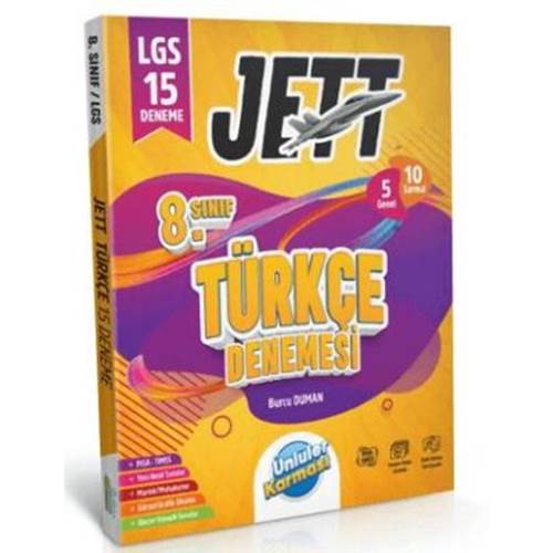 Ünlüler Karması 8. Sınıf Jett Türkçe 15 Deneme