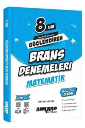 Ankara Yayıncılık 8. Sınıf Matematik Güçlendiren Branş Denemeleri 9 + 7