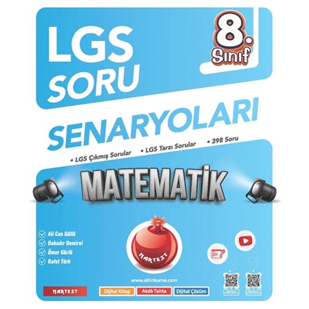 Nartest Yayınevi 8. Sınıf Lgs Soru Senaryoları Matematik