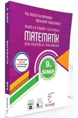 KAREKÖK 9.SINIF MATEMATİK MPS (MODÜLER PİRAMİT SİSTEMİ)