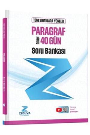 Zeduva Yayınları Türkçe Saati 40 Gün Ritüel Paragraf Soru Bankası