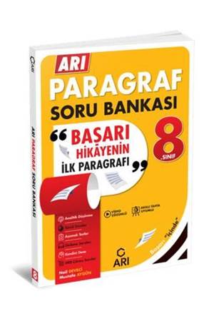 Arı Yayıncılık 8. Sınıf Arı Paragraf Soru Bankası
