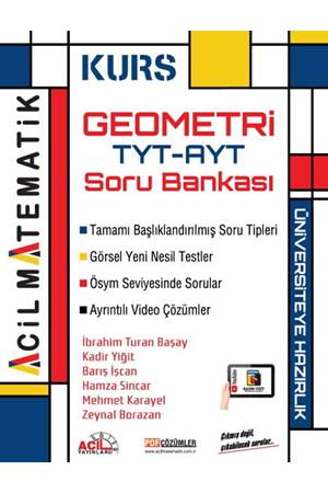Acil Yayınları TYT AYT Geometri KURS Soru Bankası