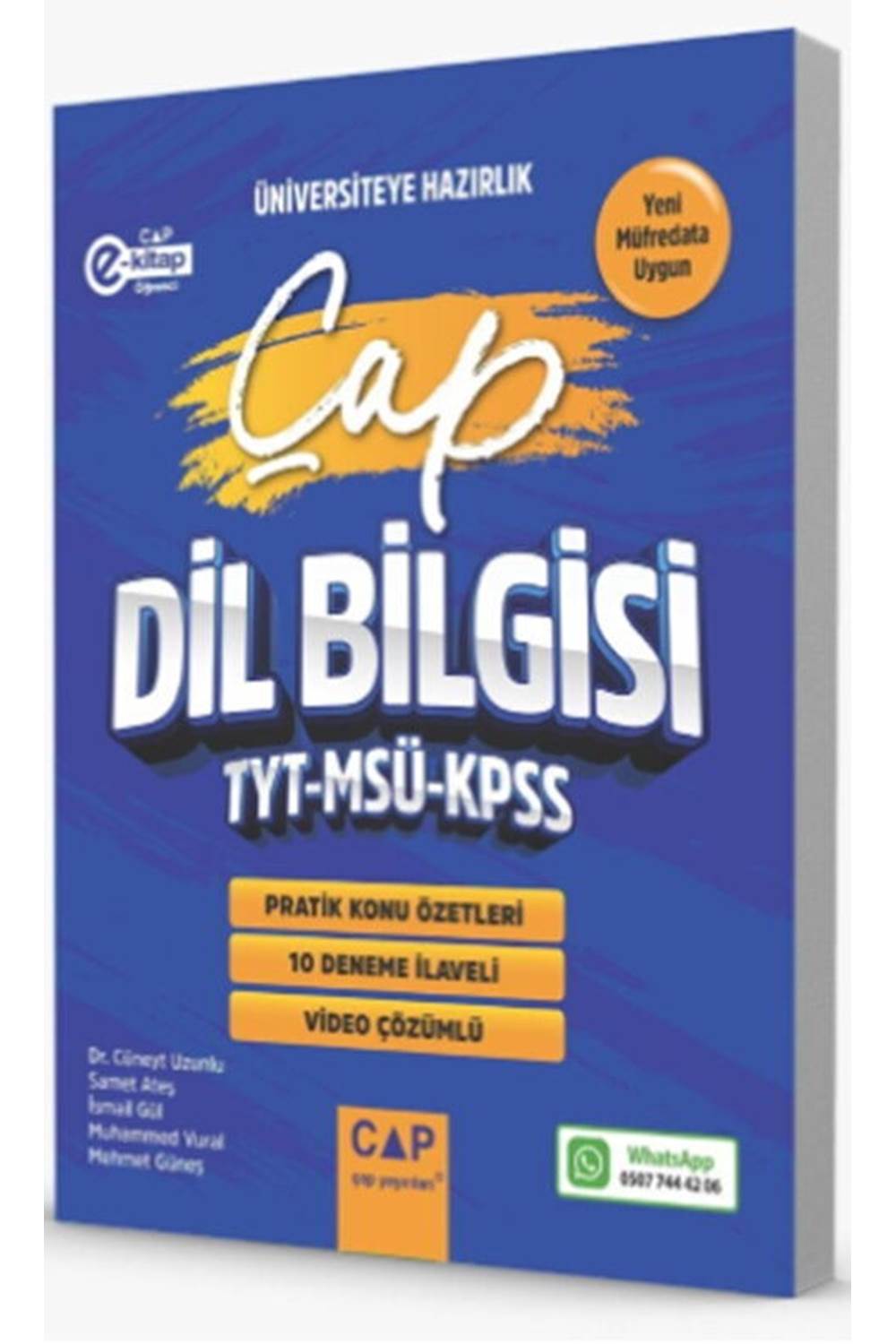 Çap Yayınları TYT MSÜ KPSS Dil Bilgisi Pratik Konu Özetleri Deneme İlaveli