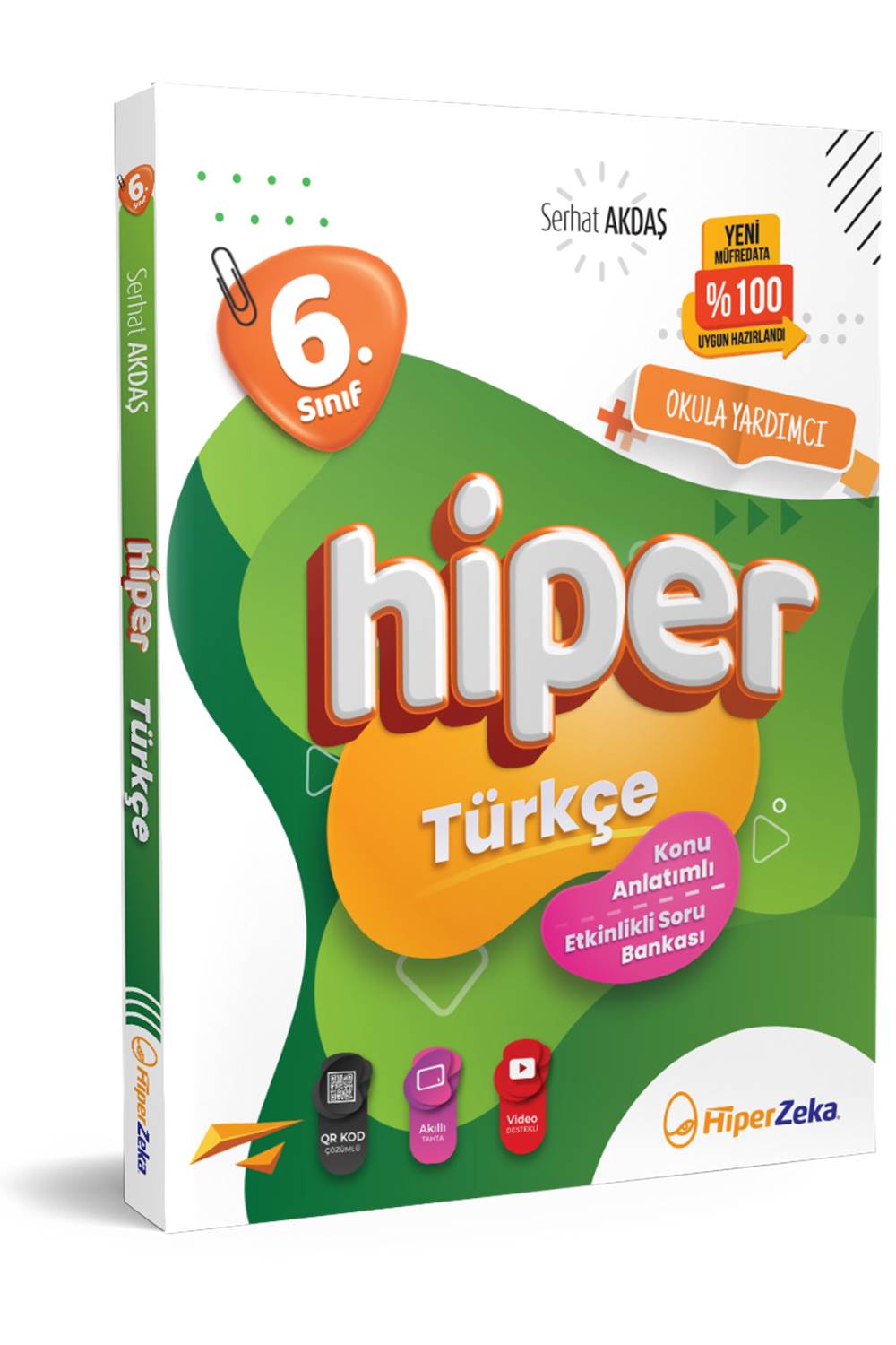 Hiper Zeka 6. Sınıf Hiper Türkçe Konu Anlatımlı & Soru Bankası