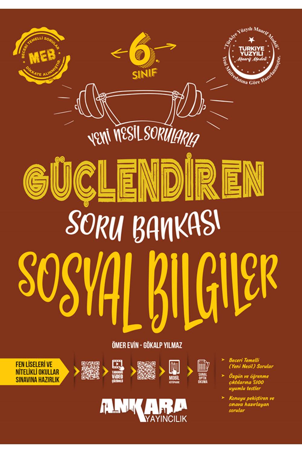 Ankara 6. Sınıf Sosyal Bilgiler Güçlendiren Soru Bankası