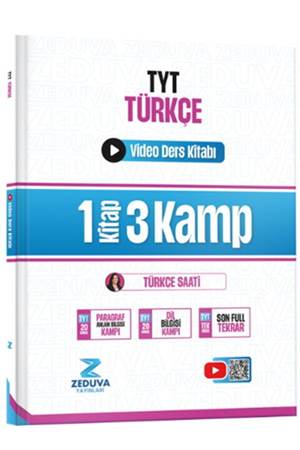 Zeduva Türkçe Saati TYT Türkçe 1 Kitap 3 Kamp VDK
