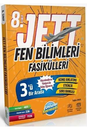 Ünlüler Karması 8. Sınıf Fen Bilimleri JETT Soru Fasikülleri