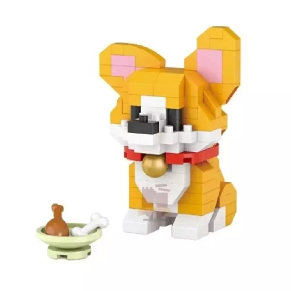 Loz Lego Corgi Köpek Mini Blok Seti