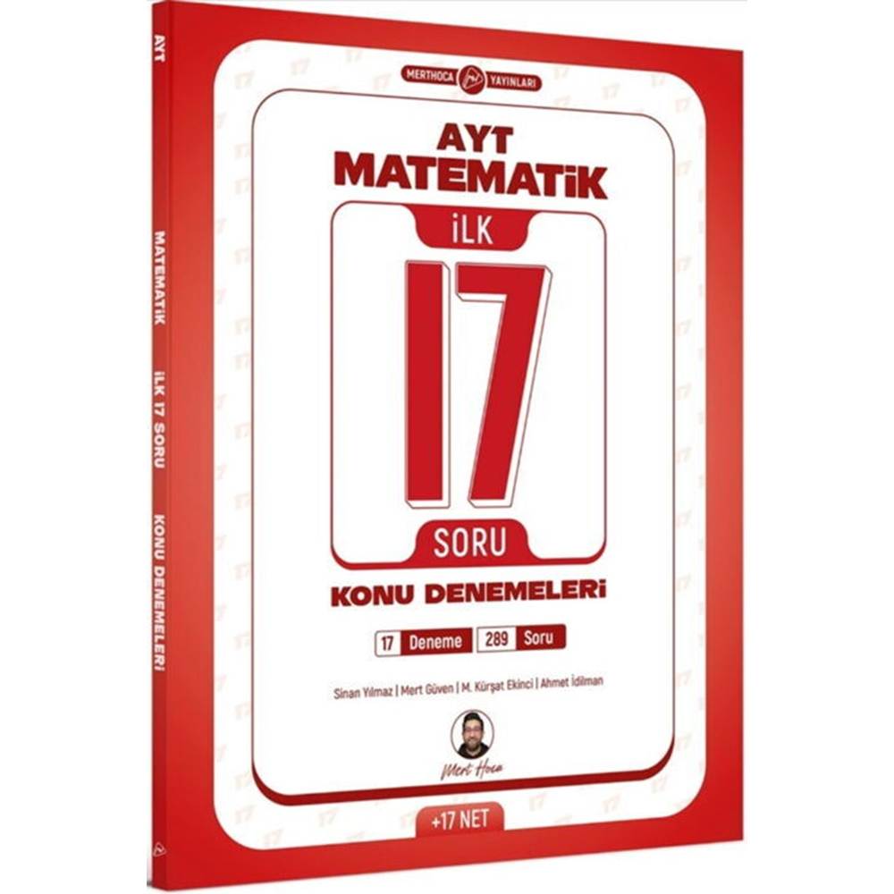 Mert Hoca Yayınları AYT Matematik İlk 17 Soru Konu Denemeleri