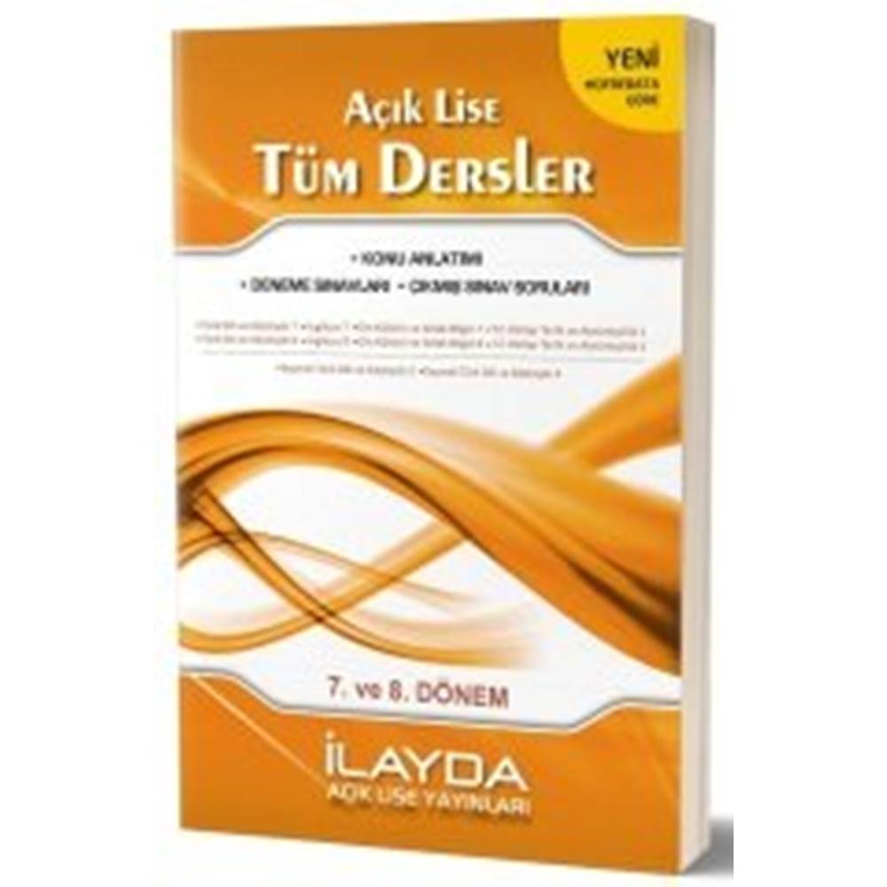 Açık Lise Tüm Dersler Konu Analatımlı Soru Bankası 7-8 Dönem