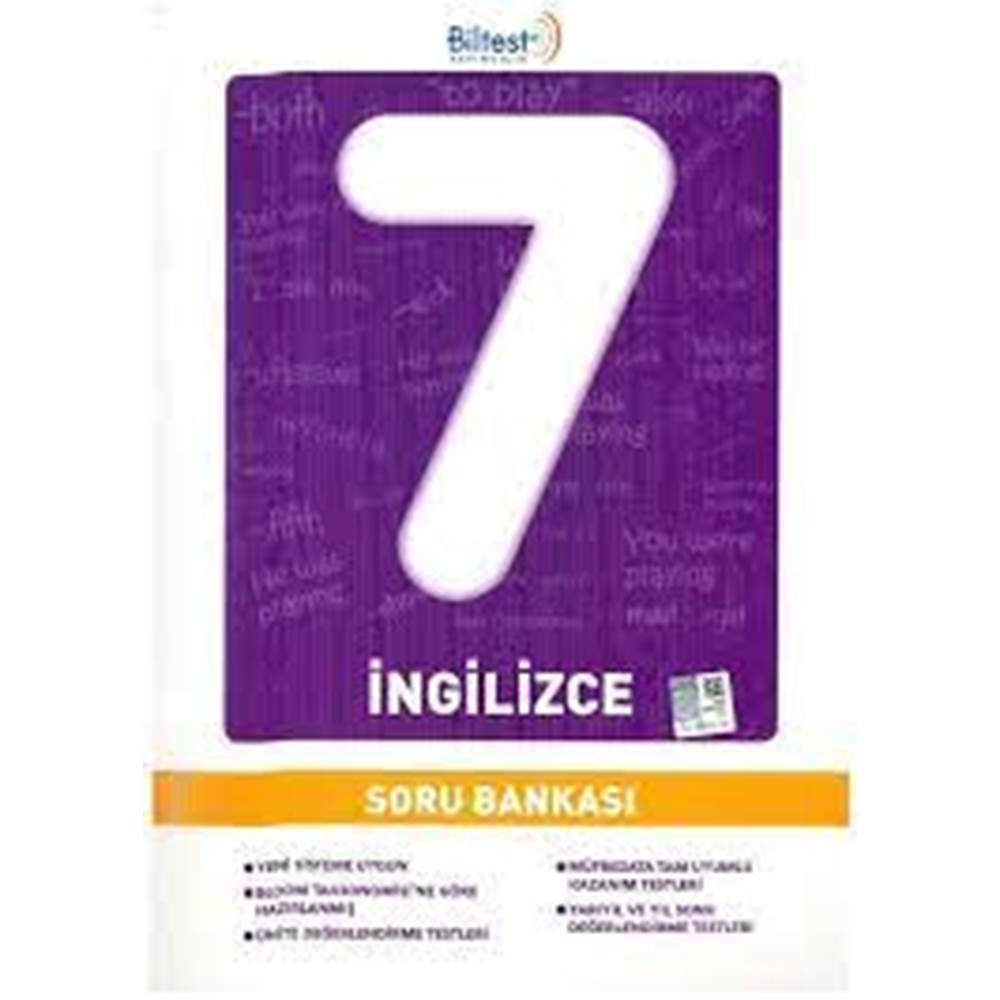 7.SINIF İNGİLİZCE SORU BANKASI /BİLTEST