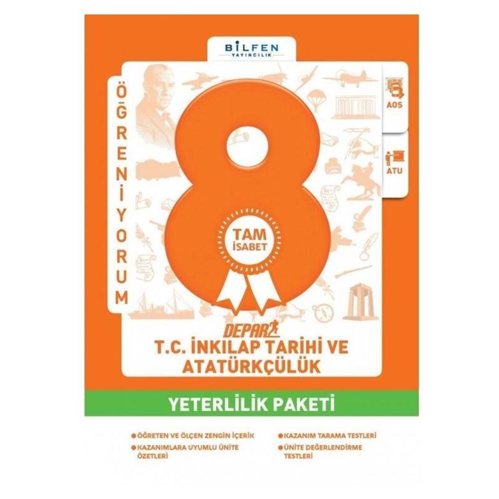 BİLFEN 8. SINIF TC INKILAP TARİHİ VE ATATÜRKÇÜLÜK DEPAR YETERLİLİK PAKETİ