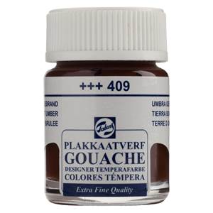 TALENS GOUACHE JAR 16ML BURNT UMBER