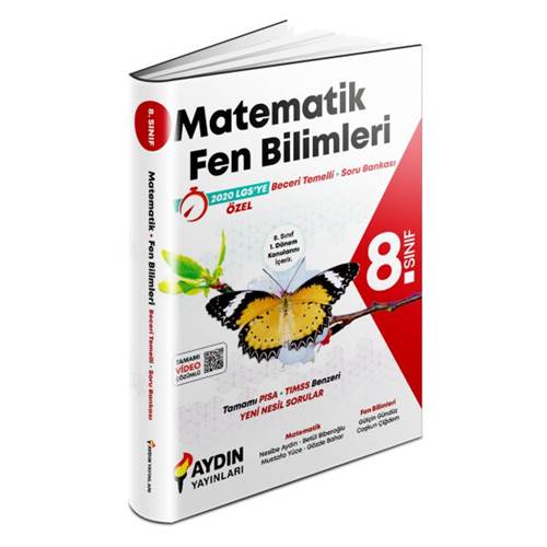 8. Sınıf 1. Dönem Matematik ve Fen Bilimleri Beceri Temelli Soru Bankası (2023'EÖZEL)
