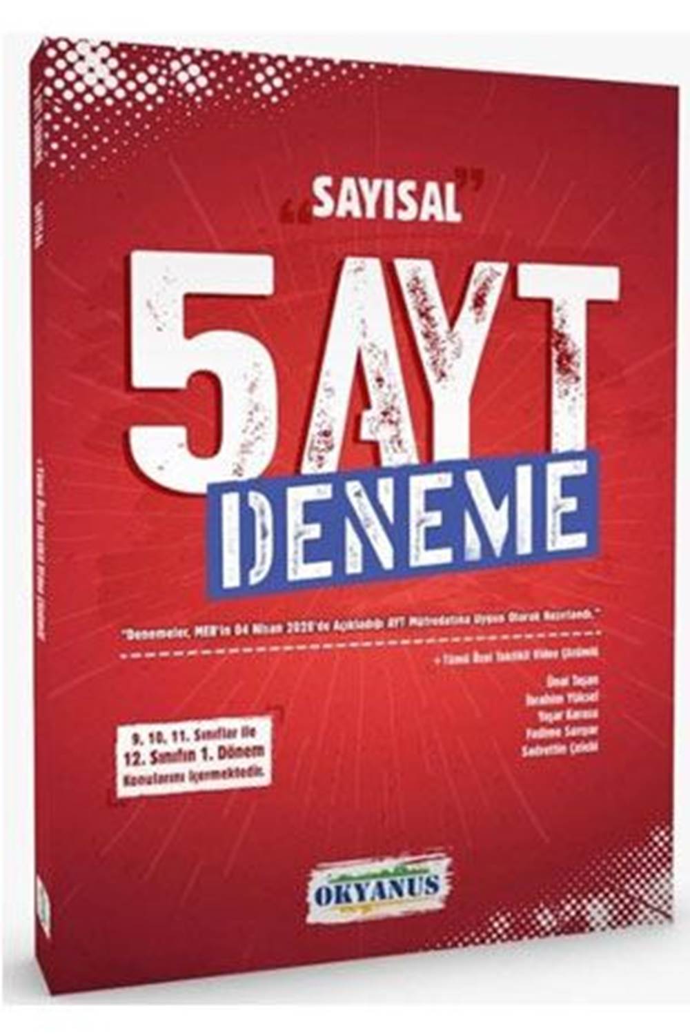 Okyanus 5'li Ayt Sayısal Denemesi (2023 Ayt 1. Dönem)