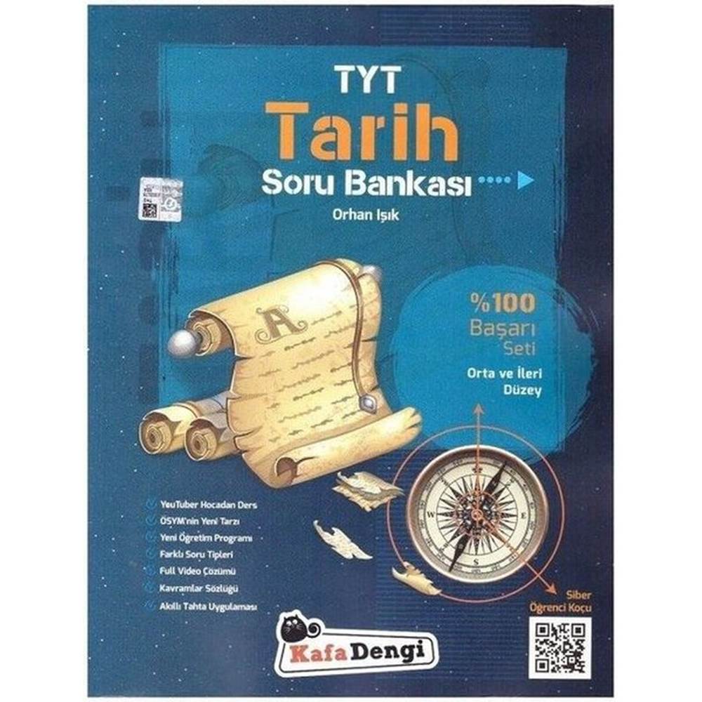 TYT Tarih Soru Bankası (Tümü Video Çözümlü) - %100 Başarı