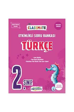 Okyanus 2. Sınıf Classmate Türkçe Etkinlikli Soru Bankası