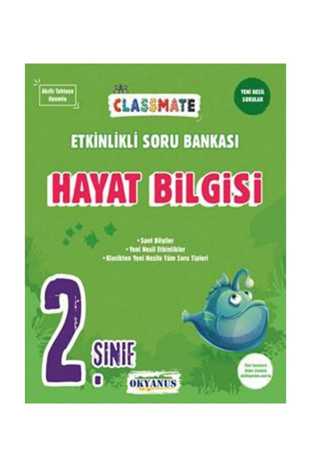 Okyanus 2. Sınıf Classmate Hayat Bilgisi Etkinlikli Soru Bankası