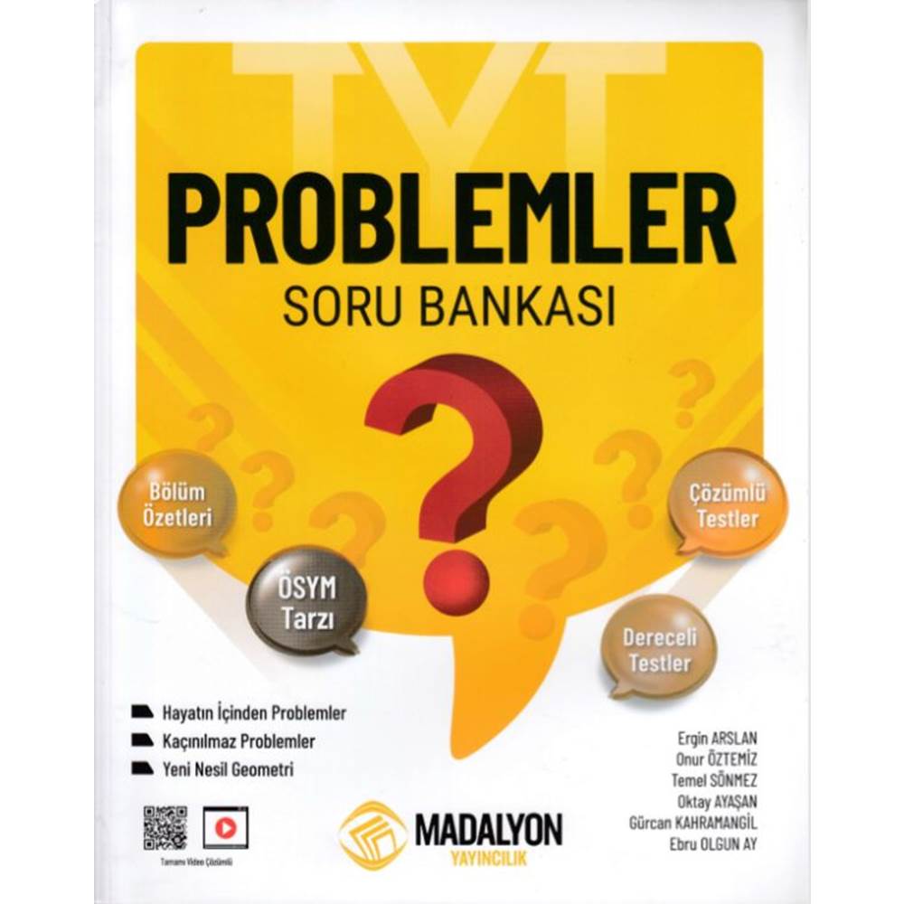 Madalyon TYT Problemler Soru Bankası