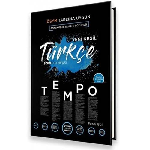 Fragman Tyt Türkçe Yeni Nesil Tempo Soru Bankası