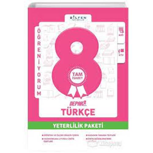 BİLFEN 8. SINIF TÜRKÇE DEPAR YETERLİLİK PAKETİ