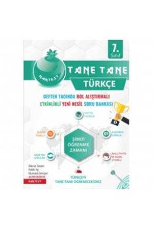 NARTEST 7. SINIF YEŞİL TANE TANE TÜRKÇE SORU BANKASI