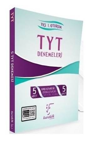 Karekök YKS TYT 5 Deneme Çözümlü Yeni