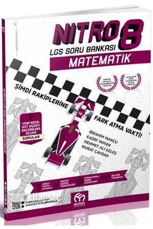 Model 8.Sınıf Nitro Matematik Soru Bankası