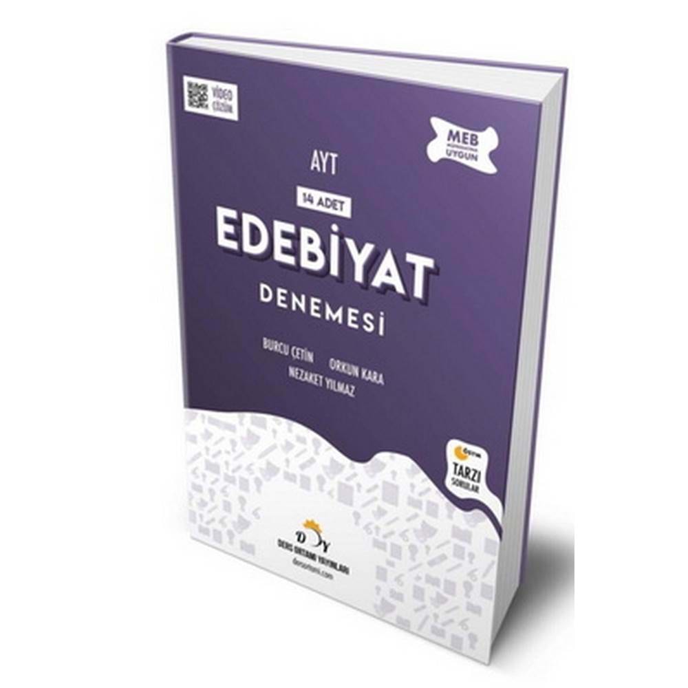Ders Ortamı Yayınları AYT Edebiyat 14 Deneme
