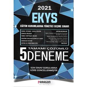 2021 EKYS Müdür ve Müdür Yardımcılığı Çözümlü 5 Deneme