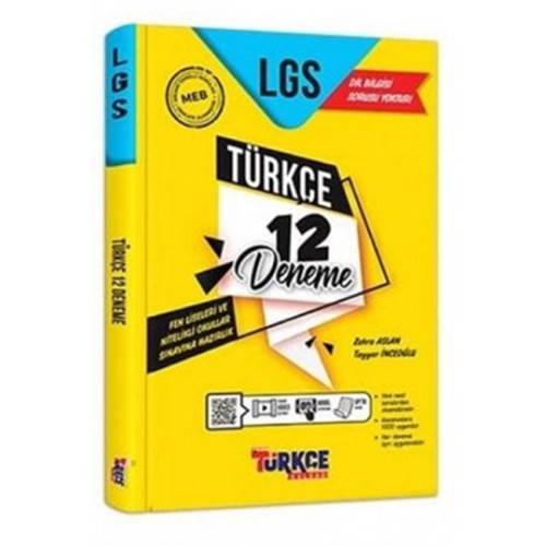 Ankara Yayıncılık 8. Sınıf LGS Türkçe Kulübü 12 Deneme
